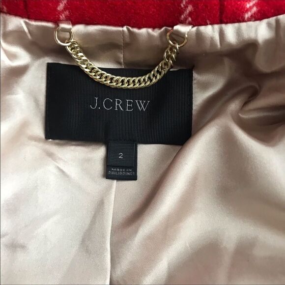 NWOT. JCREW WOOL COAT SZ 2 - Picture 4 of 8